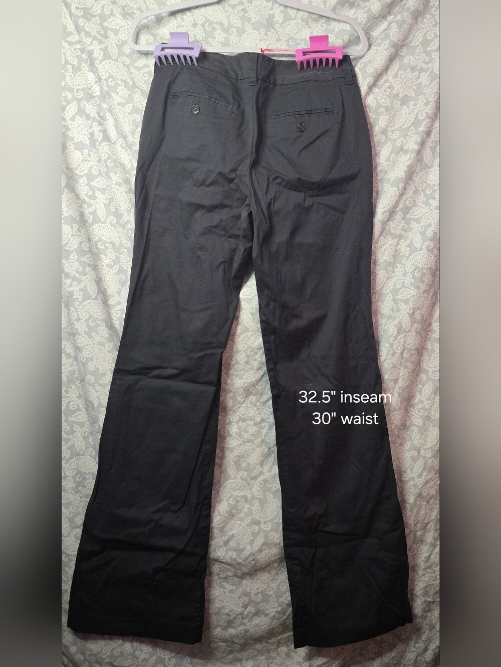 Old Navy 6 Tall NWOT Black Women's Pants